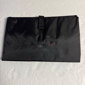 Kate Spade New York Black Changing Pad Travel Diaper Clutch Organizer‎